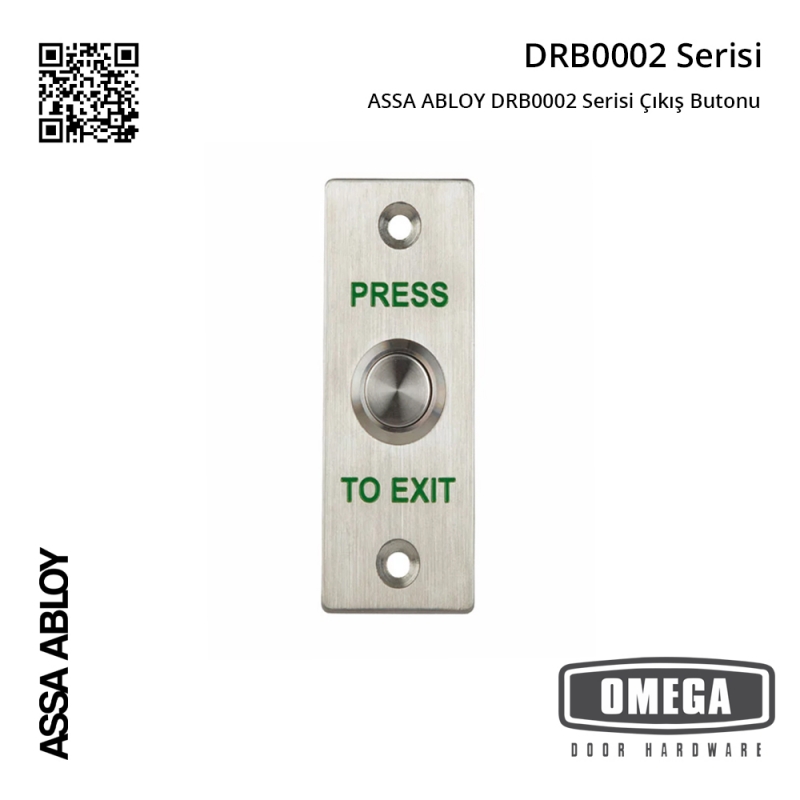 ASSA ABLOY DRB0002 Serisi Çıkış Butonu